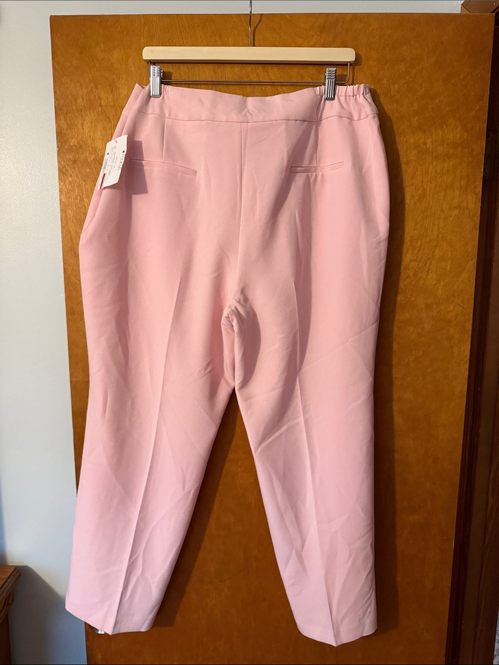 Kasper Light Pink Tailored Trousers - Picture 3 of 4